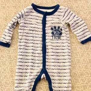 Baby boy “sleep and play” bodysuit